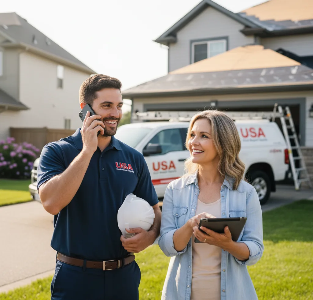 USA Roof Repair Experts customer support in Cumberland Center